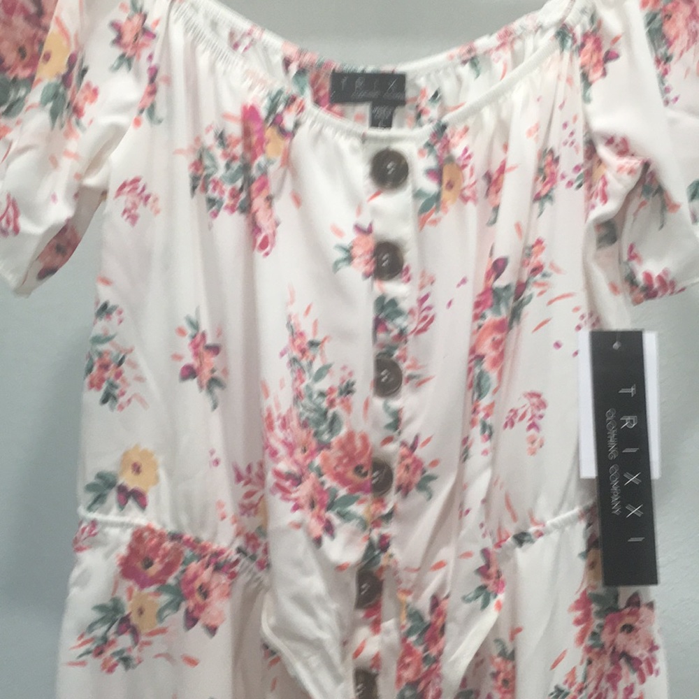 White/🌹 rose Jumpsuit